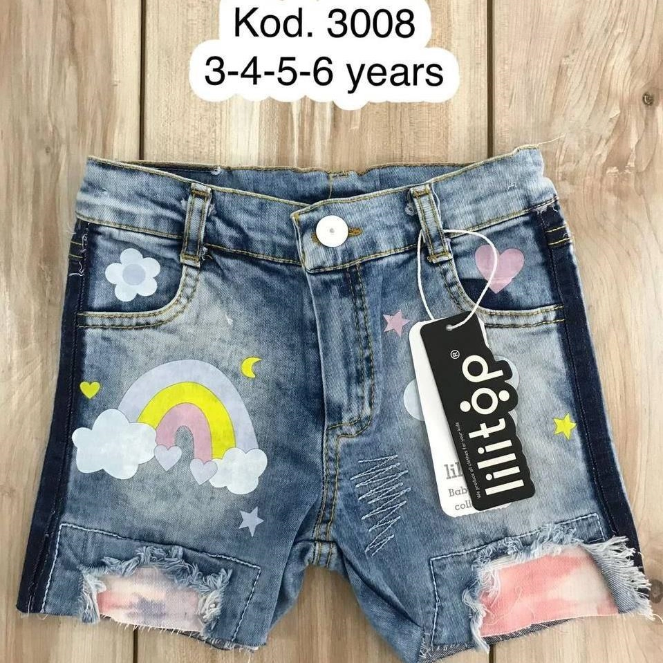 شورتک جین ترک طرح رنگین کمان lilitop 3008 65d16ec1-249e-464c-86d6-68bf46b57d79.jpg