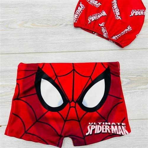 مایو دو تیکه پسرانه طرح اسپایدر من 1