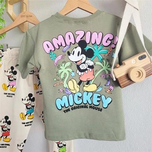ست تیشرت شلوار زارا  طرح میکی موس 8586 ZARA