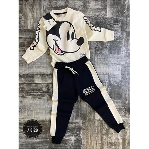 بلوز شلوار توکرک خفیف طرح میکی موس 8129