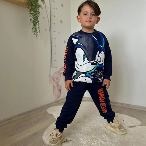 ست  پسرانه توکرک طرح سونیک ترک کد1410