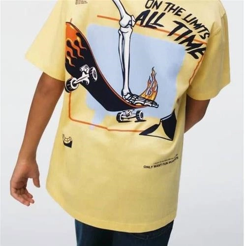 تیشرت ترک مارک زارا طرح اسکیت برد ZARA 8777