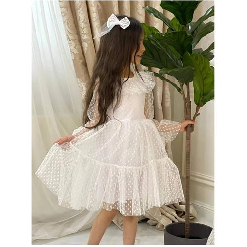 پیراهن توری مجلسی ترک 4046