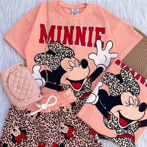 تیشرت شلوارم زارا طرح میکی کد5287