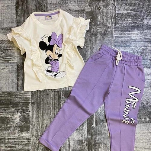 ست تیشرت شلوار طرح میکی موس ترک 6021