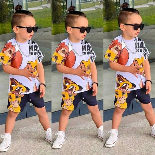 ست دو تیکه پسرانه ترک زارا  طرح سیمبا ZARA 703