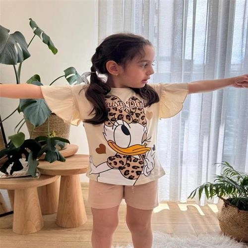 تیشرت شلوارک ترک زارا طرح داک کد 7983