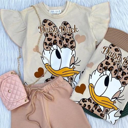 تیشرت شلوارک ترک زارا طرح داک کد 7983