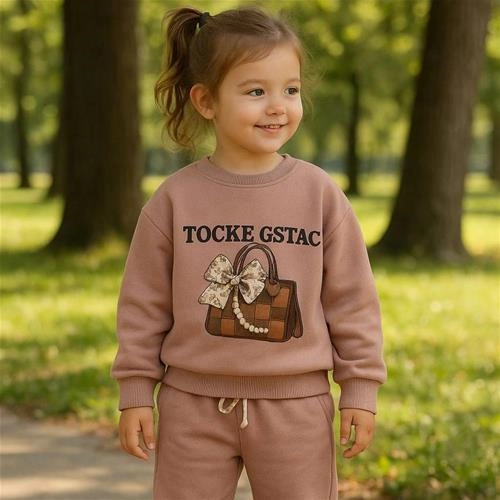 بلوز وشلوار کرک دار ترک 3-10 سال کد 26654