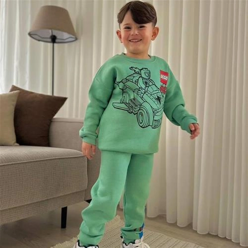 ست کرک دار پسرانه طرح لگو کد 1440