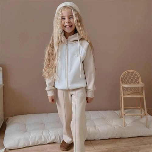 ست سویشرت شلوار کرک دار ALOکد 50103