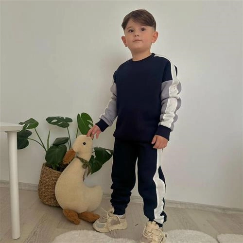 ست بلوز وشلوار کرک دارکد 1414