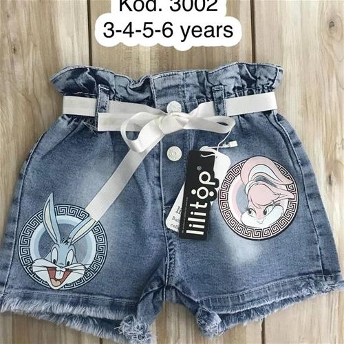 شرتک جین ترک طرح خرگوش لونی تونز LILITOP 3002