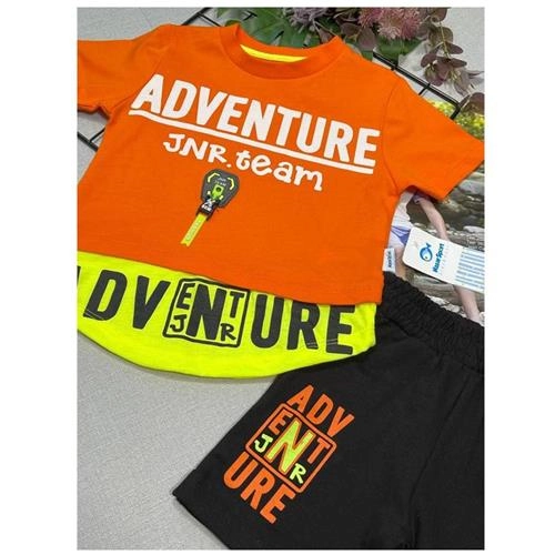 ست تیشرت شلوارک ترک پسرانه 22393