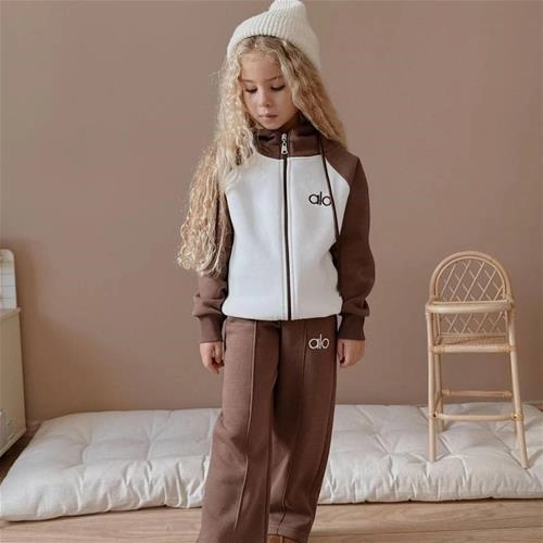 ست سویشرت وشلوار کرک دار ALO کد50102