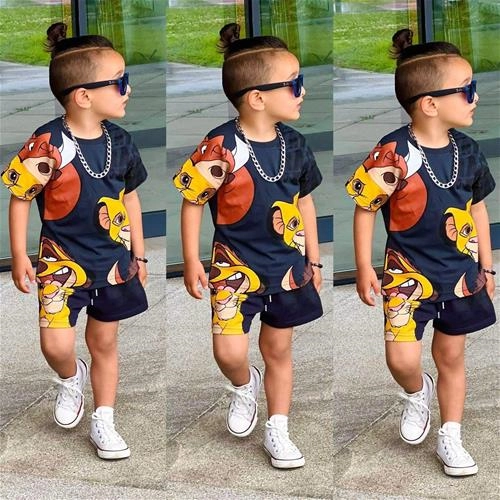 ست دو تیکه پسرانه ترک زارا  طرح سیمبا ZARA 703