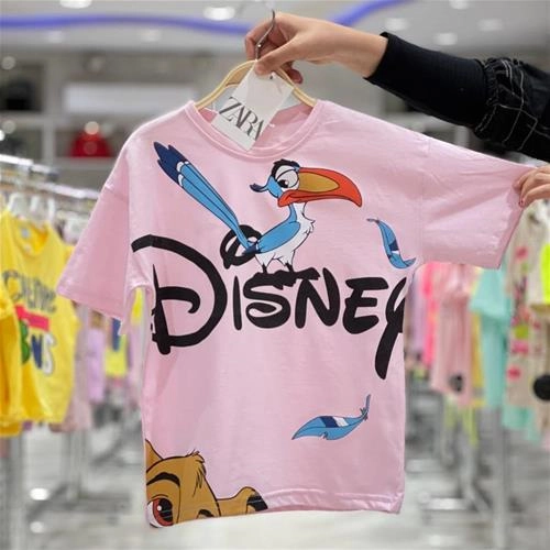 تیشرت دخترانه زارا طرح طوطی ZARA 8722